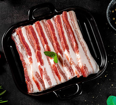 川藏黑猪-五花肉片